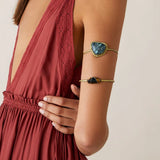 Geometric Charm Stone Coin Bracelets & Bangles For Women