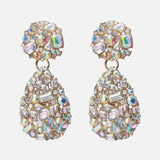 Resins Flower/Crystal/Beads Drop Earrings Women Statement Jewelry