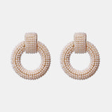 Resins Flower/Crystal/Beads Drop Earrings Women Statement Jewelry