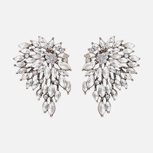 Resins Flower/Crystal/Beads Drop Earrings Women Statement Jewelry