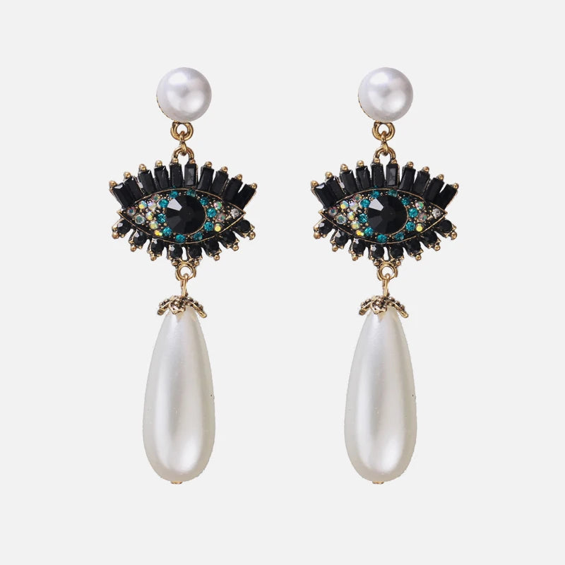 Metal Crystal Acrylic Vintage Earrings Lady Girls Party Statement Jewelry