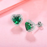 Zultanite Heart Shape Stud Earring 925 Sterling Silver