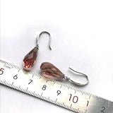 Zultanite Earring Sterling 925 Silver Water Drop Created Sultanite Diaspore