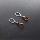 Zultanite Earring Sterling 925 Silver Water Drop Created Sultanite Diaspore