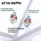 Zultanite Sterling Silver Earring 4.6 Carats Diaspore for Birthday Anniversary