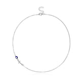 Women Small Cross Choker Necklace Evil Eye Statement Necklace Halloween Gift