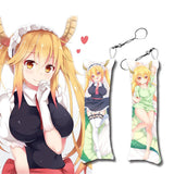 Dragon Maid Tohru Mini Dakimakura Keychain Pendant