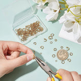 1000pcs 304 Stainless Steel Golden Jump Rings 4mm 5mm 6mm Jewelry Findings
