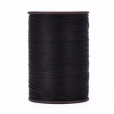 100m/roll Flat Waxed Thread Cords 0.8mm for Leather Sewing Stitching Strings