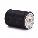 100m/roll Flat Waxed Thread Cords 0.8mm for Leather Sewing Stitching Strings