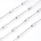 10m/Roll Stainless Steel Cable Chains for DIY Jewelry Making