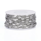 10m/Roll Stainless Steel Cable Chains for DIY Jewelry Making