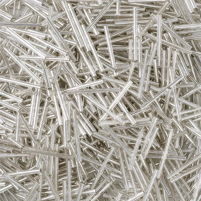 140pcs Glass Bugle Beads Seed Beads for Jewelry Making DIY