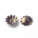 6-Petal Flower Bead Caps Mix Acrylic End Caps for Jewelry Making