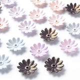 6-Petal Flower Bead Caps Mix Acrylic End Caps for Jewelry Making