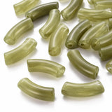 148pcs 500g Acrylic Curved Tube Beads Gemstone Style Jewelry Making Decor