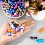 148pcs/500g Acrylic Curved Tube Beads DIY Jewelry Making