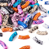 148pcs/500g Acrylic Curved Tube Beads DIY Jewelry Making