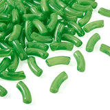 155pcs/500g Acrylic Curved Tube Beads Gemstone Mix for Jewelry Making
