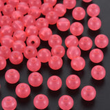 Round Jelly Acrylic Beads 8x7.5mm Jewelry Making DIY 500g