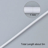 200 yds Iron Wires 1mm with Rubber Cover for Jewelry Making