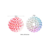 200pcs Pearl Acrylic Round Beads Berry Bead 10mm 12mm 15mm Mixed Bead