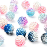 200pcs Pearl Acrylic Round Beads Berry Bead 10mm 12mm 15mm Mixed Bead