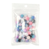 200pcs Pearl Acrylic Round Beads Berry Bead 10mm 12mm 15mm Mixed Bead