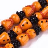 20pcs Snowman Lampwork Beads DIY Jewelry Making Bracelet Crafts Christmas Gift