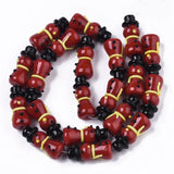 20pcs Snowman Lampwork Beads DIY Jewelry Making Bracelet Crafts Christmas Gift
