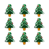 20pcs Christmas Lampwork Beads Gingerbread Man Glass Loose Beads