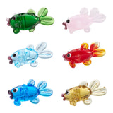 20pcs Lampwork Fish Beads Strand Mix Animal Beads DIY Jewelry Making
