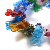 20pcs Lampwork Fish Beads Strand Mix Animal Beads DIY Jewelry Making