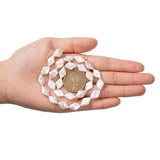 25pcs 15~16mm Natural Freshwater Baroque Pearl Rhombus Keshi Beads