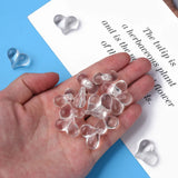 260pcs/500g Transparent Acrylic Heart Beads Mix Jewelry Making DIY