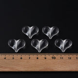 260pcs/500g Transparent Acrylic Heart Beads Mix Jewelry Making DIY