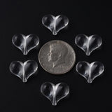 260pcs/500g Transparent Acrylic Heart Beads Mix Jewelry Making DIY