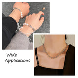 2m Vacuum Plating 304 Stainless Steel Chain for DIY Jewelry Making