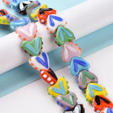 Heart Lampwork Beads for Jewelry Making Colorful