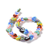 Heart Lampwork Beads for Jewelry Making Colorful