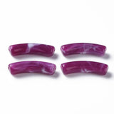 345pcs/500g Curved Tube Gemstone Style Beads for DIY Bracelet Jewelry Making