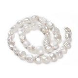 35pcs 11~19mm Natural Cultured Freshwater Baroque Pearl Keshi Beads