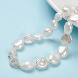 35pcs 11~19mm Natural Cultured Freshwater Baroque Pearl Keshi Beads