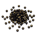 3700pcs/500g Opaque Acrylic Alphabet Beads Mixed A-Z for DIY Jewelry 7x4mm