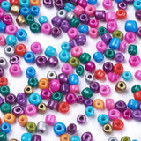 4500pcs Glass Seed Beads 6/0 Mini Round Loose Beads for Jewelry Making Bulk