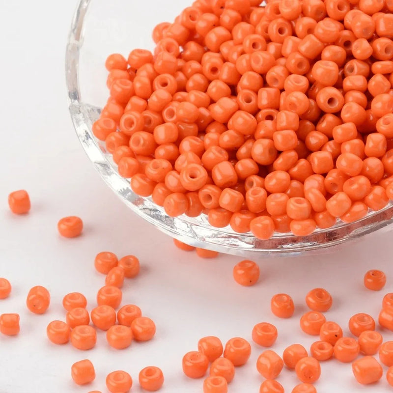 4500pcs Glass Seed Beads 6/0 Mini Round Loose Beads for Jewelry Making Bulk