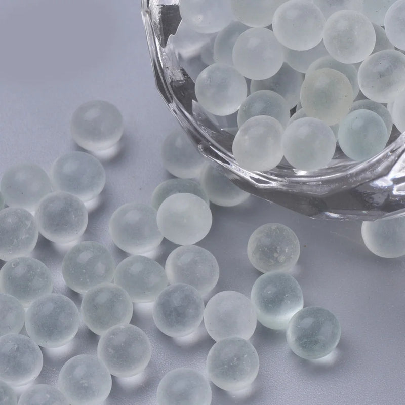 450g/bag Glass Round Seed Beads 2~2.5mm Clear Beads Nail Art Decoration