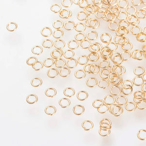 660pcs 5g 304 Stainless Steel Jump Rings 2.5x0.5mm