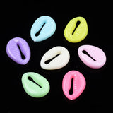 900pcs/500g Opaque Acrylic Cowrie Shell Beads Mixed for Jewelry Making DIY