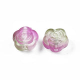 935pcs 500g Frosted Transparent Flower Acrylic Beads for Jewelry Making